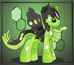 Size: 2160x1890 | Tagged: safe, artist:makepastanot-war, zygarde, pokémon, ponified, solo