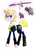 Size: 1968x2704 | Tagged: safe, artist:breadmanwalkin', oc, oc only, pony, unicorn, fallout equestria, clothes, jumpsuit, magic, spear, submachinegun, vault suit