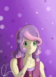 Size: 1024x1407 | Tagged: safe, artist:superjewishgoat, sweetie belle, human, g4, female, humanized, solo