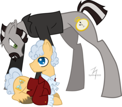 Size: 1900x1663 | Tagged: safe, artist:spitfire-sos, doctor who, ponified, the master, third doctor