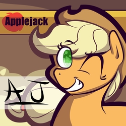 Size: 4000x4000 | Tagged: safe, artist:whatchyagonnado, applejack, g4, female, solo