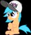 Size: 1352x1500 | Tagged: source needed, safe, artist:anonymous, oc, oc only, oc:little league, earth pony, pony, /mlp/, 4chan, blank flank, female, filly, hat, heart, solo