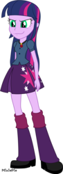 Size: 2000x5495 | Tagged: dead source, safe, artist:mixiepie, twilight sparkle, equestria girls, g4, my little pony equestria girls: rainbow rocks, amulet, evil, female, role reversal, simple background, solo, transparent background, vector