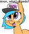 Size: 1348x1593 | Tagged: safe, oc, oc only, oc:little league, pony, /mlp/, blushing, female, filly, foal, hat, implied pedophilia, question, solo