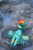 Size: 700x1050 | Tagged: safe, artist:marihico, rainbow dash, g4, female, rain, solo