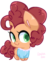 Size: 466x581 | Tagged: safe, artist:rivalcat, oc, oc only, oc:cherry pie, cute, female, filly, offspring, parent:cheese sandwich, parent:pinkie pie, parents:cheesepie, solo