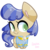 Size: 500x500 | Tagged: safe, artist:rivalcat, oc, oc only, oc:pearl pie, base used, magical lesbian spawn, offspring, parent:maud pie, parent:sapphire shores, parents:maudshores, solo