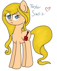 Size: 616x766 | Tagged: safe, looking at you, ponified, taylor swift, unamused