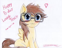 Size: 1016x786 | Tagged: safe, artist:the1king, oc, oc only, cute, female, filly, foal, glasses, solo, text