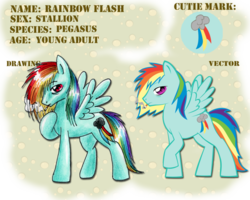 Size: 900x719 | Tagged: safe, artist:edo--sama, oc, oc only, oc:rainbow flash, pegasus, pony, not rainbow dash, reference sheet, smoking