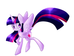 Size: 1024x768 | Tagged: safe, artist:le-poofe, twilight sparkle, alicorn, pony, g4, female, mare, solo, twilight sparkle (alicorn)