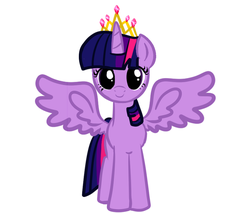Size: 669x571 | Tagged: safe, artist:le-poofe, twilight sparkle, alicorn, pony, g4, female, mare, new crown, solo, twilight sparkle (alicorn)