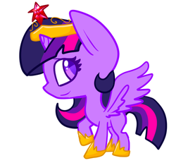 Size: 589x545 | Tagged: safe, artist:le-poofe, twilight sparkle, alicorn, pony, g4, chibi, female, mare, solo, twilight sparkle (alicorn)