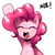 Size: 2000x2000 | Tagged: safe, artist:maren, pinkie pie, g4, armpits, eyes closed, female, high res, licking lips, pixiv, solo
