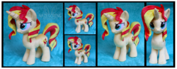 Size: 4495x1753 | Tagged: safe, artist:nazegoreng, sunset shimmer, pony, unicorn, g4, cute, irl, photo, plushie