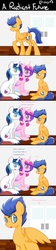 Size: 1024x4568 | Tagged: safe, artist:le-poofe, flash sentry, princess cadance, shining armor, comic:a radiant future, g4, comic, female, hospital, male, straight