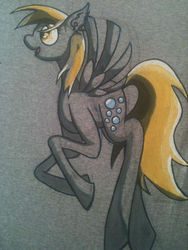 Size: 600x800 | Tagged: safe, artist:yourfavoritesoybean, derpy hooves, pegasus, pony, g4, female, mare, photo, solo