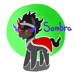 Size: 731x751 | Tagged: safe, artist:jellybeanbullet, king sombra, g4, male, solo