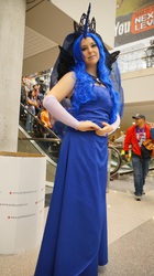 Size: 2760x4912 | Tagged: safe, artist:gingerycosplay, princess luna, human, g4, cosplay, irl, irl human, photo