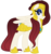 Size: 759x809 | Tagged: safe, artist:faith-wolff, oc, oc only, oc:blade dancer, pegasus, pony, fanfic:the bridge, armor, eyeshadow, fanfic art, female, guardsmare, helmet, lidded eyes, makeup, mare, pegasus oc, royal guard, simple background, solo, transparent background, wings