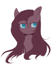 Size: 679x854 | Tagged: safe, artist:snowsky-s, pinkie pie, g4, female, pinkamena diane pie, portrait, profile, simple background, solo