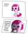 Size: 896x1098 | Tagged: safe, artist:kleineluhnar, pinkie pie, earth pony, pony, g4, baby, baby pie, baby pony, comic, diaper, knife, pinkamena diane pie