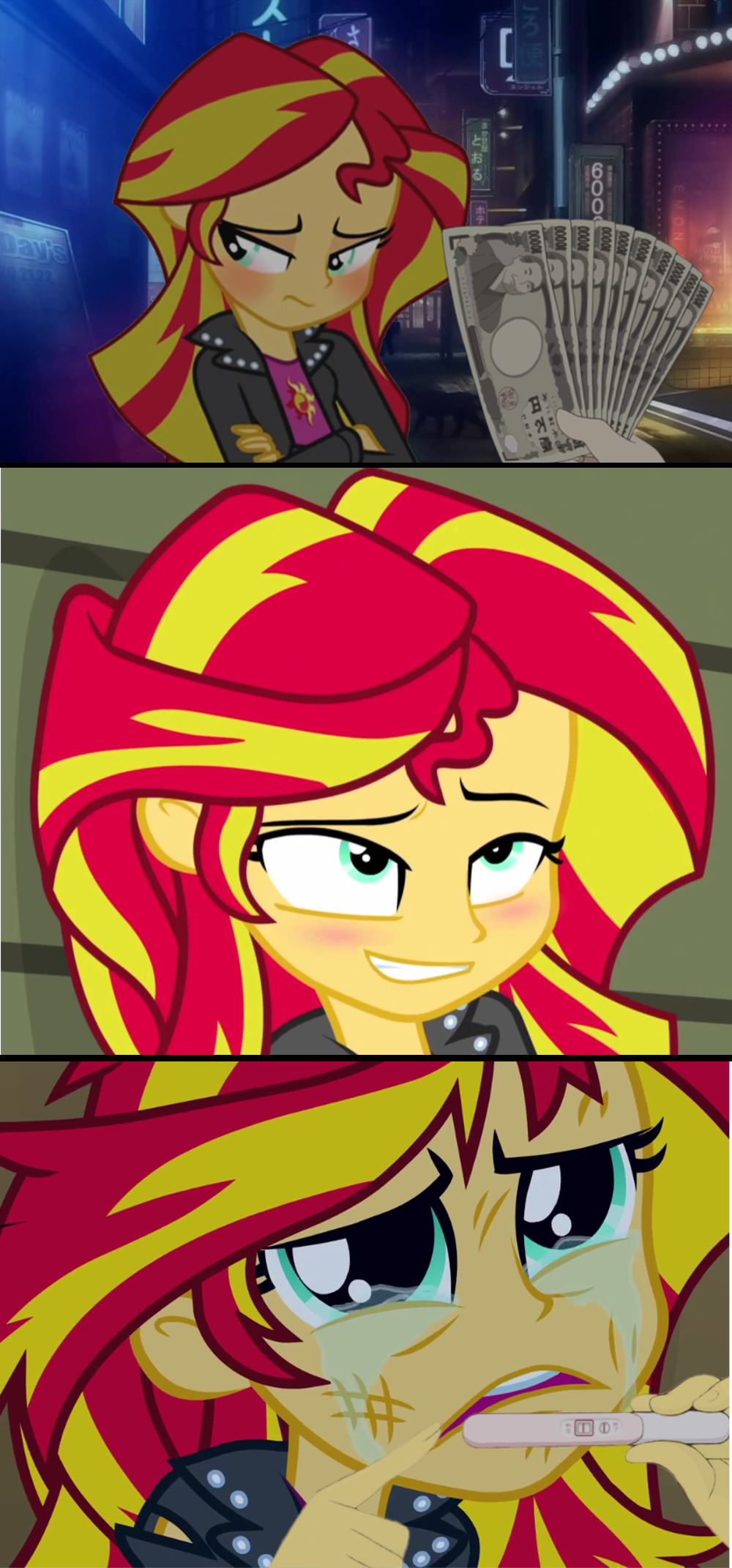 744350 Blushing Crying Equestria Girls Exploitable Meme