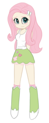 Size: 600x1499 | Tagged: safe, artist:hero-of-awesome, fluttershy, equestria girls, g4, female, humanized, solo