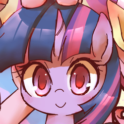 Size: 300x300 | Tagged: safe, artist:kolshica, twilight sparkle, alicorn, pony, g4, female, mare, panel, solo, thumbnail, twilight sparkle (alicorn)