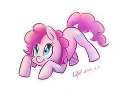 Size: 800x630 | Tagged: safe, artist:dipingxiangtr, pinkie pie, g4, female, pixiv, solo