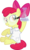 Size: 3594x5999 | Tagged: safe, artist:slb94, apple bloom, earth pony, pony, g4, chemistry, clothes, female, filly, flask, foal, goggles, lab coat, science, scientist, simple background, solo, transparent background, vector