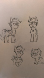 Size: 1840x3264 | Tagged: safe, artist:halcyonnoctem, oc, oc only, oc:night lark, bat pony, pony, female, filly, foal, mare, reference, sketch, traditional art, wip