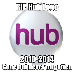 Size: 960x960 | Tagged: safe, drama, hub drama, hub logo, image macro, meme, meta, rest in peace, the hub