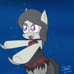 Size: 2000x2000 | Tagged: safe, artist:liathewolfhuman, octavia melody, g4, clothes, costume, female, high res, nightmare night costume, repo! the genetic opera, solo