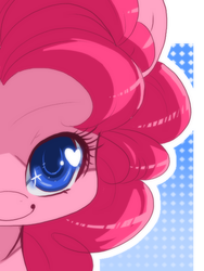 Size: 480x640 | Tagged: dead source, safe, artist:loyaldis, part of a set, pinkie pie, earth pony, pony, g4, female, heart eyes, mare, solo, wingding eyes