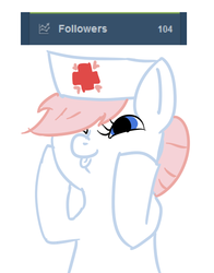 Size: 527x671 | Tagged: safe, artist:shamrock, nurse redheart, ask nurse redheart, g4, ask, female, solo, tumblr