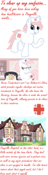 Size: 500x1800 | Tagged: safe, artist:shamrock, nurse redheart, rainbow dash, ask nurse redheart, g4, ask, comic, hospital, tumblr, wheelchair