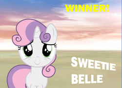 Size: 550x399 | Tagged: safe, sweetie belle, g4, female, solo, super smash bros., super smash bros. 4, victory, victory screen