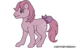 Size: 400x250 | Tagged: safe, artist:sketch-shepherd, cotton candy (g1), pony, g1, female, solo