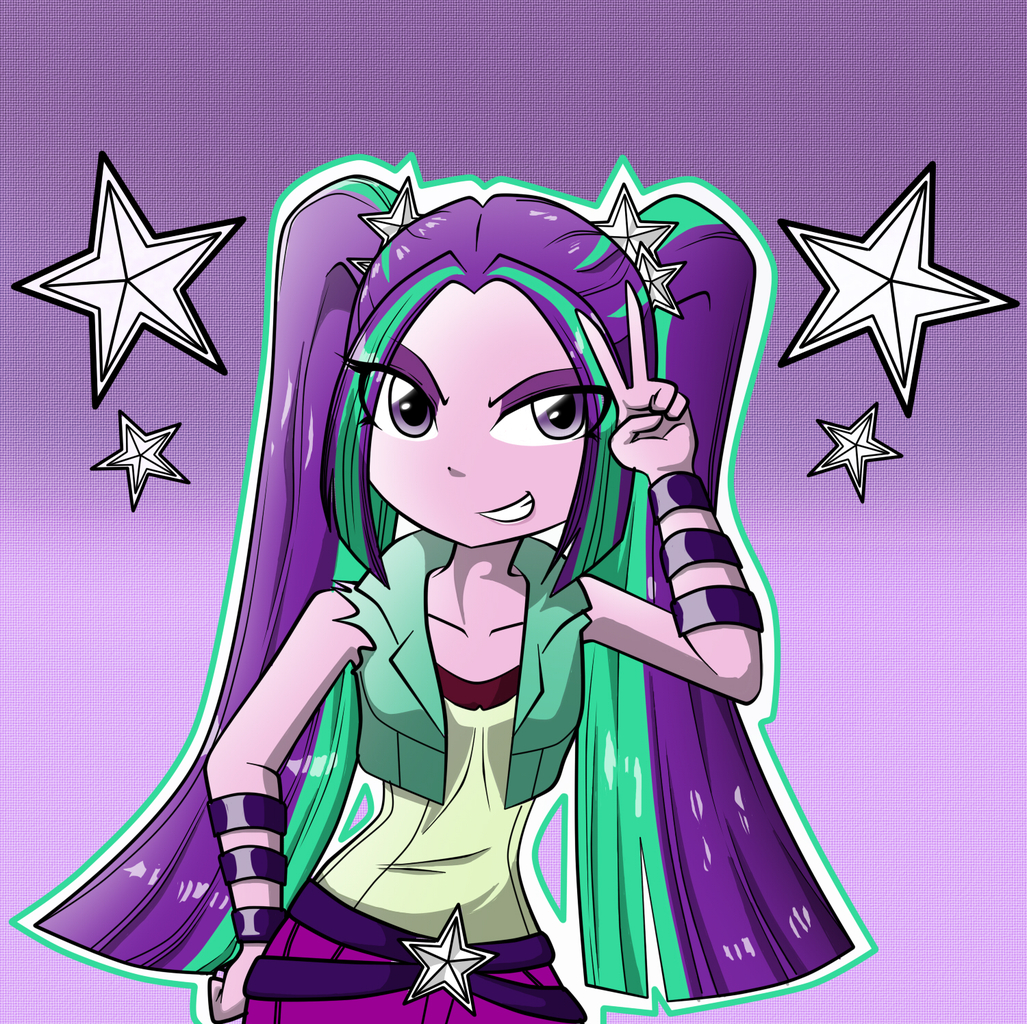 Safe Artist Nekojackun Aria Blaze Equestria Girls G