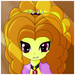 Size: 1500x1500 | Tagged: safe, artist:an-m, adagio dazzle, equestria girls, g4, my little pony equestria girls: rainbow rocks, adoragio, chibi, cute, female, solo