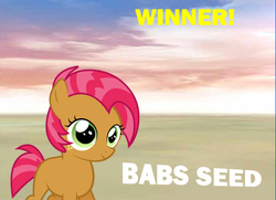 Size: 550x399 | Tagged: safe, babs seed, g4, female, solo, super smash bros., super smash bros. 4, victory, victory screen