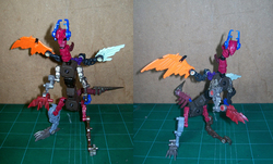 Size: 1573x950 | Tagged: safe, discord, g4, customized toy, mecha, zoids