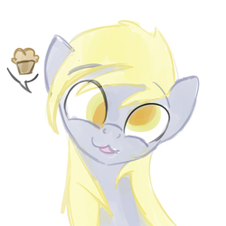 Size: 5555x5555 | Tagged: safe, artist:bambinen, derpy hooves, pegasus, pony, g4, absurd resolution, female, mare, muffin, solo