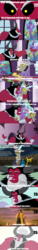 Size: 640x4182 | Tagged: safe, discord, lord tirek, twilight sparkle, alicorn, pony, g4, chuck norris, counter, exploitable meme, female, mare, meme, scorpan's necklace, theme song, this will end in death, tirek is doomed, tirek vs everyone meme, twilight sparkle (alicorn), walker texas ranger