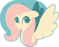 Size: 911x724 | Tagged: safe, artist:ctb-36, fluttershy, g4, female, portrait, smiling, solo