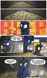 Size: 1816x3000 | Tagged: safe, artist:selenophile, princess luna, g4, comic, explicit source, moonlight inquiries, surprised