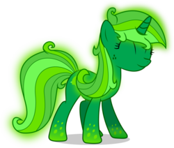 Size: 972x823 | Tagged: safe, artist:limedreaming, oc, oc only, oc:lime dream, pony, unicorn, dream, rainbow power, rainbow power-ified, simple background, solo, transparent background