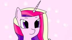 Size: 900x500 | Tagged: safe, princess cadance, alicorn, pony, g4, abstract background, bust, female, mare, smiling, solo