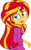 Size: 1831x3000 | Tagged: safe, artist:katequantum, sunset shimmer, equestria girls, g4, my little pony equestria girls: rainbow rocks, clothes, cute, female, looking back, pajamas, shimmerbetes, simple background, smiling, solo, transparent background, vector, when she smiles